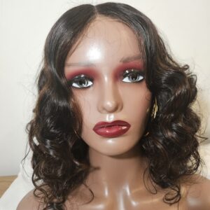 PERRUQUE BRÉSILIENNE TAILLE 14 COULEUR NOIRE 1 PIÈCE