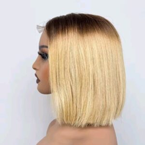 PERRUQUE 100% NATUREL LISSE COULEUR BLONDE